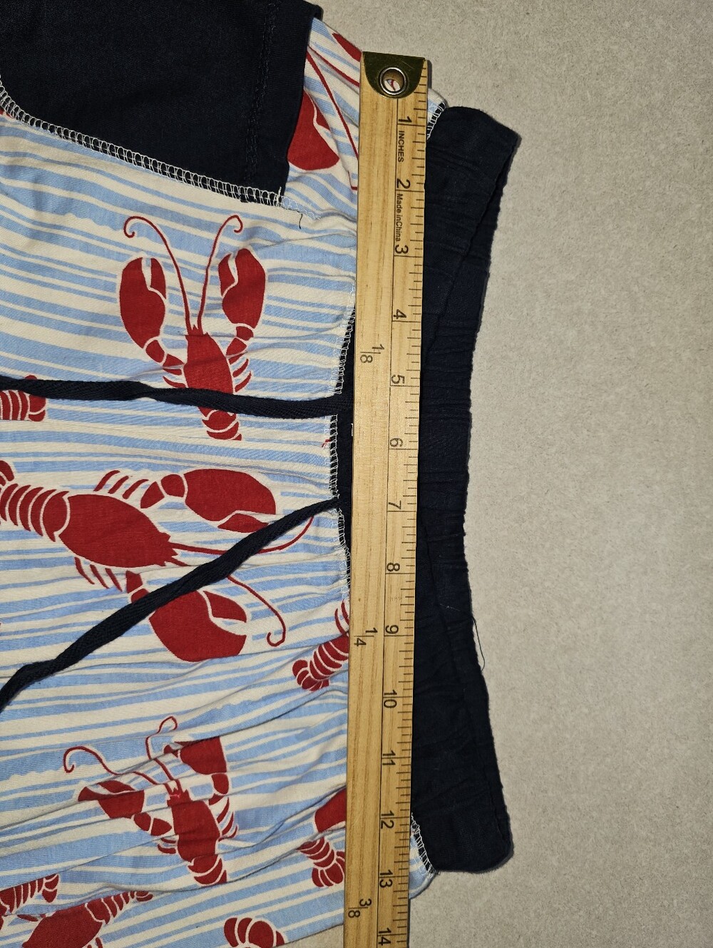 Lazy One, Navy and Red Lobster Pajama Set - Size Small - Picture 9 of 11